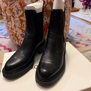Veronica Beard Delilah Leather Boots